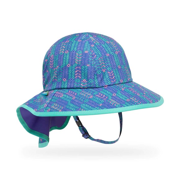 Sunday Afternoons Other - Sunday Afternoon Kids Fun Bucket Sun Hat - UPF 50+ Size S Blue/Purple Arrow Iris